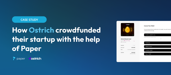 How Ostrich crowdfunded their startup with the help of Paper